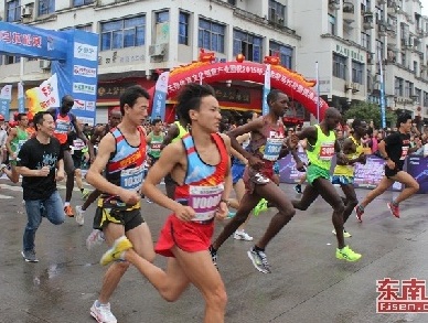 泰寧國(guó)際馬拉松20日開(kāi)跑 肯尼亞選手奪冠